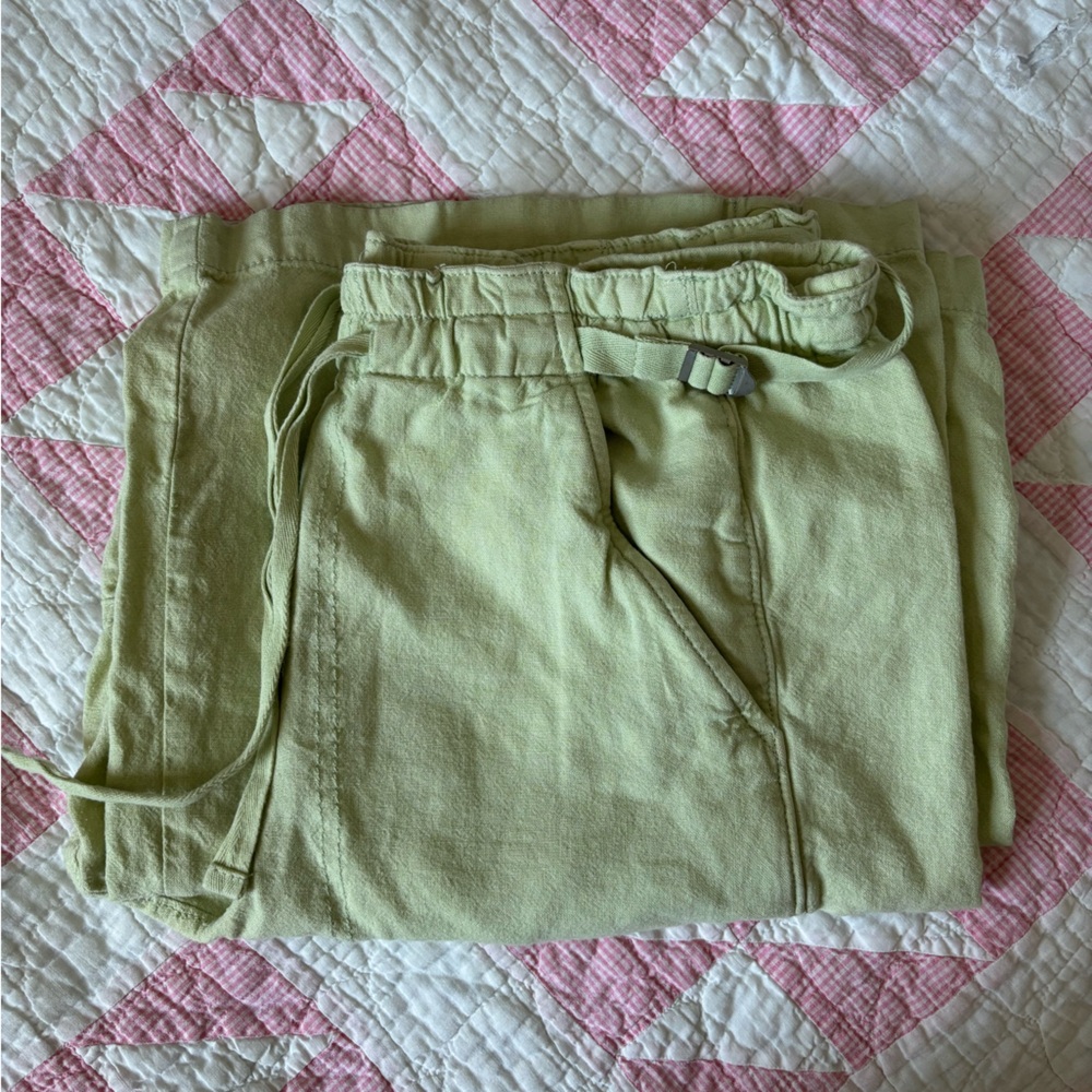 Pilcro Sage Green Relaxed Pants